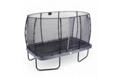 EXIT Elegant Trampoline Met Economy Veiligheidsnet 244x427 Grijs -Buitenspeelgoed Winkel 02030fc9584d44d40b9a618757c00f8b94a0e18c8bf563d25690e54c22faa399