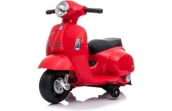 Kinder Motorfiets Vespa Elektrisch 12v Rood