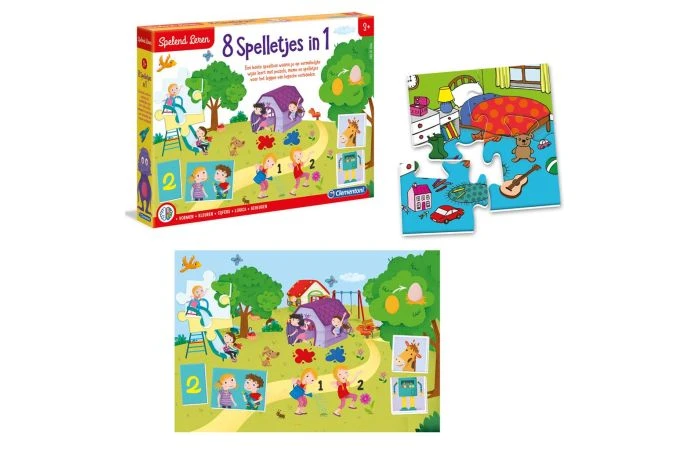 Clementoni Leerspel 8 Spelletjes 1 3 Clementoni Leerspel 8 Spelletjes 1