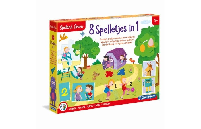 Clementoni Leerspel 8 Spelletjes 1 4 Clementoni Leerspel 8 Spelletjes 1 - Afbeelding 2