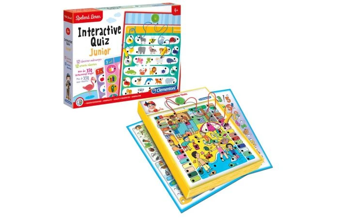 Clementoni Leerspel Interactive Quiz JR. 3 Clementoni Leerspel Interactive Quiz JR.