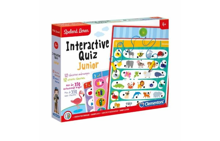 Clementoni Leerspel Interactive Quiz JR. 6 Clementoni Leerspel Interactive Quiz JR. - Afbeelding 4