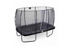 EXIT Elegant Trampoline Met Economy Veiligheidsnet 214x366 Zwart -Buitenspeelgoed Winkel 069490ac625385dd6169a6eb7ca463555fe1dbff704f6a29ef573e9b73bae455