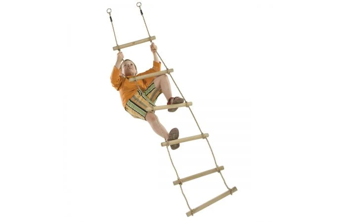 KBT Houten Sporten Touwladder 6 Sporten - PH 3 KBT Houten Sporten Touwladder 6 Sporten - PH