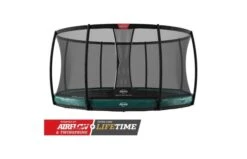 BERG Elite InGround 330 Groen + Veiligheidsnet Deluxe