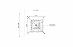 KBT Piramidenet Gewapend Touw - 2.0m - Zwart/Galv/Zwart 17 KBT Piramidenet Gewapend Touw - 2.0m - Zwart/Galv/Zwart -Buitenspeelgoed Winkel 0f6a18bb6072f6a2df963f61a1b412cd1c0e616ee6989d2b4ca5c760f805ca0a