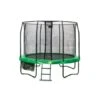 EXIT JumpArena Trampoline 427cm Met Ladder En Schoenenzak - Groen/grijs