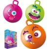 Skippybal Met Funny Face 50cm - Assorti