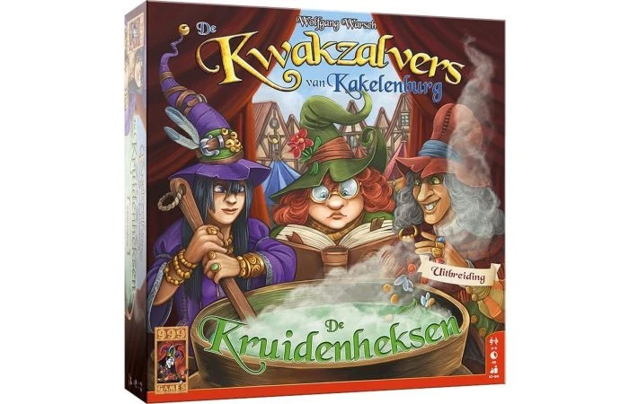 999 Games De Kwakzalvers Van Kakelenburg: De Kruidenheksen Uitbreiding 3 999 Games De Kwakzalvers Van Kakelenburg: De Kruidenheksen Uitbreiding