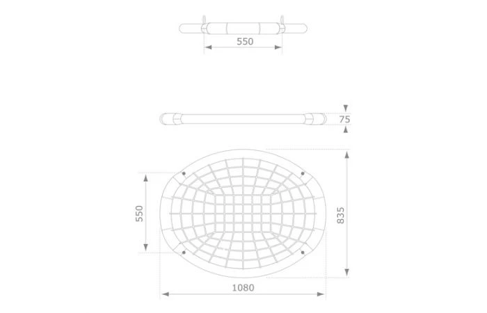 Axi Nestschommel Ovaal Los 5 Axi Nestschommel Ovaal Los - Afbeelding 3