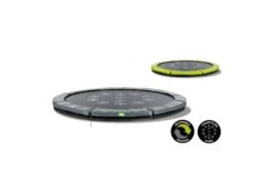 EXIT Twist Inground Trampoline 366cm Groen/grijs -Buitenspeelgoed Winkel 12 61 12 01 exit twist inground trampoline o366cm groen grijs 5 1