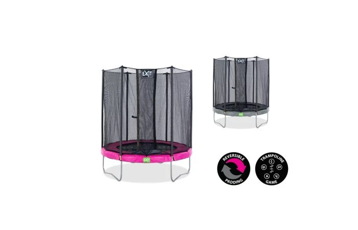 EXIT Twist Trampoline 183cm Roze/grijs 4 EXIT Twist Trampoline 183cm Roze/grijs - Afbeelding 2