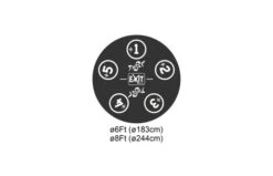 EXIT Twist Trampoline 183cm Roze/grijs 9 EXIT Twist Trampoline 183cm Roze/grijs -Buitenspeelgoed Winkel 12 92 06 02 exit twist trampoline o183cm roze grijs 4