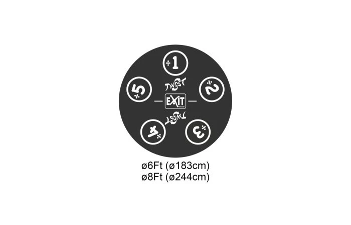 EXIT Twist Trampoline 183cm Roze/grijs 6 EXIT Twist Trampoline 183cm Roze/grijs - Afbeelding 4