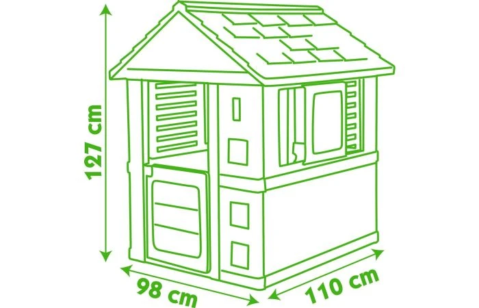 Smoby Nature Speelhuis 7 Smoby Nature Speelhuis - Afbeelding 5