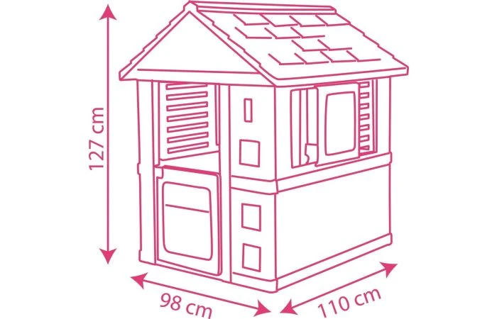 Smoby Corolle Speelhuis 6 Smoby Corolle Speelhuis - Afbeelding 4