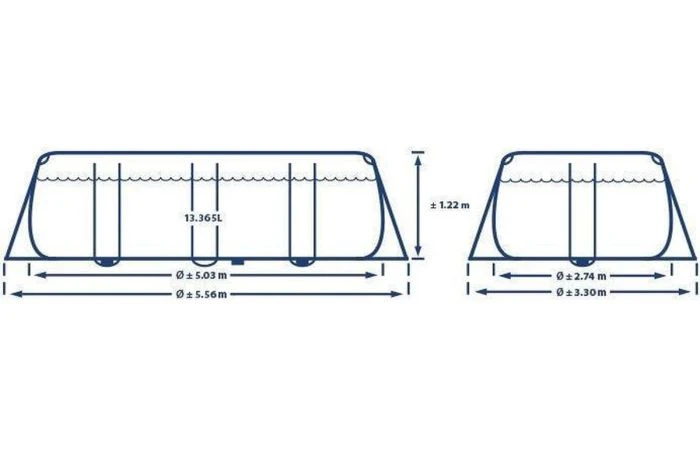 Intex Prism Frame Zwembadset Ovaal 503x274x122 Cm 10 Intex Prism Frame Zwembadset Ovaal 503x274x122 Cm - Afbeelding 8