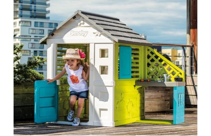 Smoby Pretty House Met Keuken 4 Smoby Pretty House Met Keuken - Afbeelding 2
