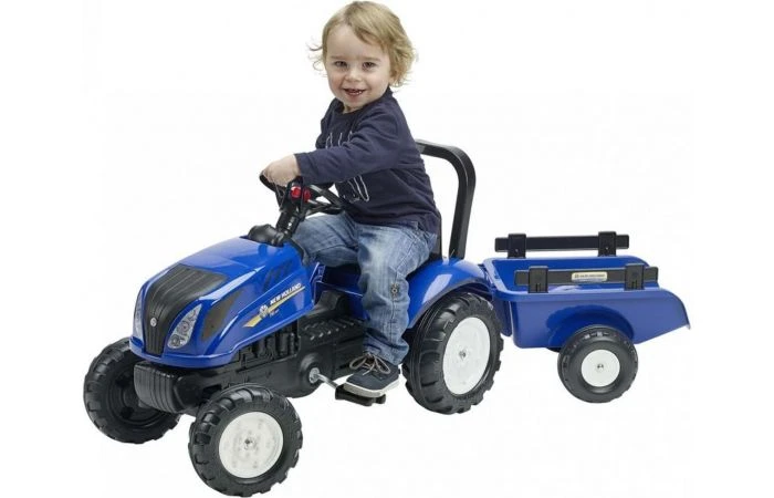 Falk New Holland Traptractor Set 2 / 5 Jaar 4 Falk New Holland Traptractor Set 2 / 5 Jaar - Afbeelding 2