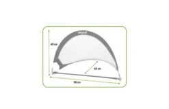 SportX Voetbaldoel Set 2 Goals Zwart/groen -Buitenspeelgoed Winkel 13 2 1