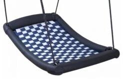 Multi Kids Schommel Medium 109 X 53 Cm Zilver / Blauw
