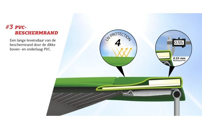 BERG Favorit Regular 430 Grijs + Veiligheidsnet Comfort 14 BERG Favorit Regular 430 Grijs + Veiligheidsnet Comfort - Afbeelding 12