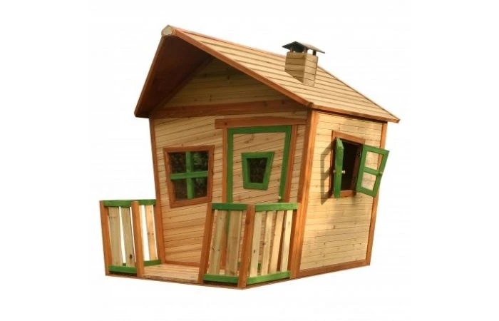 Axi Jesse Speelhuis Bruin/groen 3 Axi Jesse Speelhuis Bruin/groen - Afbeelding 2