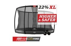 BERG Elite InGround 430 Grijs Levels + Veiligheidsnet Deluxe Xl