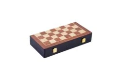 Schaakspel Hout Opklapbaar 9 Schaakspel Hout Opklapbaar -Buitenspeelgoed Winkel 2004438 040