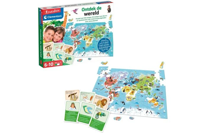 Clementoni Ontdek De Wereld Dierenspel 3 Clementoni Ontdek De Wereld Dierenspel