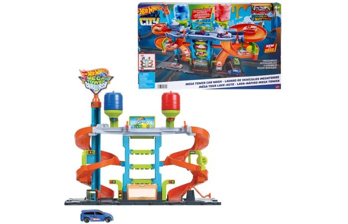 Hot Wheels Mega Tower Carwash 3 Hot Wheels Mega Tower Carwash