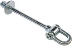 Schommelhaak 'dwarsdoor' - Model D - Schachtlengte: 140 Mm