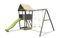 EXIT Aksent Speeltoren Met Aanbouwschommel (2 Schommels)