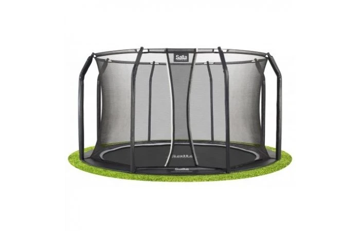Salta Trampoline Inground Royal Baseground Combo 396 Cm Met Veiligheidsnet - Antraciet Zwart 3 Salta Trampoline Inground Royal Baseground Combo 396 Cm Met Veiligheidsnet - Antraciet Zwart