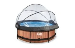 EXIT Zwembad ø244x76cm Met Overkapping En Filterpomp -Buitenspeelgoed Winkel 2ac77f03b847f9426a7e60563c1b5fe661397b6ab2e36480310588b70deccf0f