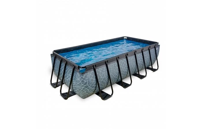 EXIT Zwembad 400x200x100cm Met Zandfilterpomp 4 EXIT Zwembad 400x200x100cm Met Zandfilterpomp - Afbeelding 2