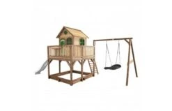 Axi Speelhuis Liam Met Roxy Nestschommel (bruin/groen) -Buitenspeelgoed Winkel 2ed731af42aabee0a24cb4427afd5771f3ed0f8a0bbc932e78373ee053d0f759