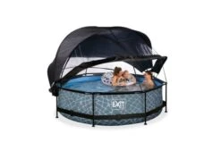 EXIT Zwembad ø300x76cm Met Overkapping, Schaduwdoek En Filterpomp -Buitenspeelgoed Winkel 309e2d70fbe534fea924cac5e4a798d89ce7ff463a74e2bda40781c4d039b92a