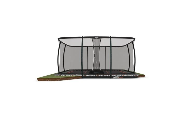 BERG Ultim Pro Bouncer Flatground 5x5 + Veiligheidsnet Deluxe XL 3 BERG Ultim Pro Bouncer Flatground 5x5 + Veiligheidsnet Deluxe XL