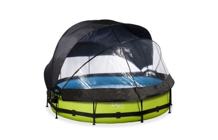 EXIT Zwembad ø360x76cm Met Overkapping, Schaduwdoek En Filterpomp 9 EXIT Zwembad ø360x76cm Met Overkapping, Schaduwdoek En Filterpomp - Afbeelding 7