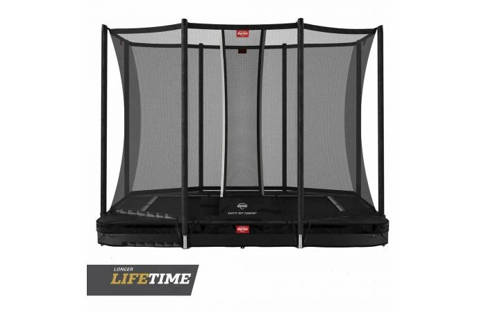 BERG Ultim Favorit InGround 280x190 Zwart + Veiligheidsnet Comfort 3 BERG Ultim Favorit InGround 280x190 Zwart + Veiligheidsnet Comfort