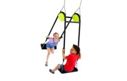 KBT Familieschommel Chaxi - Frame Met Rubber Babyschommel En Curve Schommelzitjes