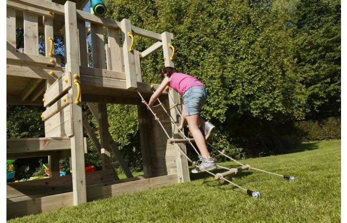 Blue Rabbit - @net - Polyprop Klimnet Met Ankers 4 Blue Rabbit - @net - Polyprop Klimnet Met Ankers - Afbeelding 2