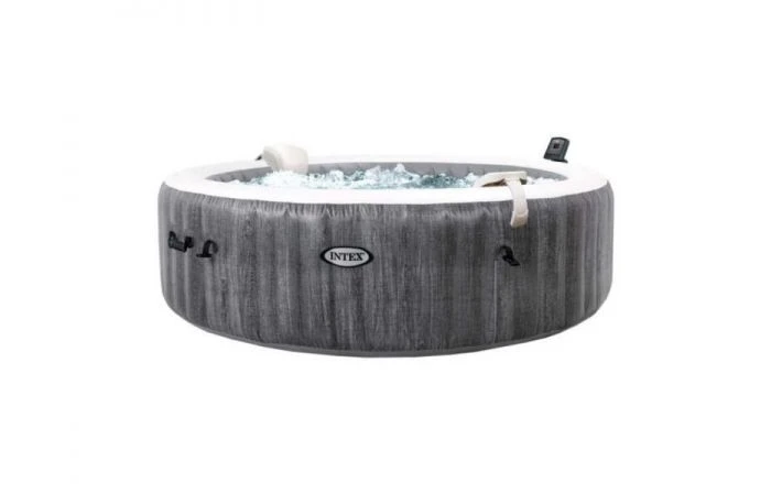 Intex Spa Bubble 6 Persoons Greywood Rond 216x71cm 3 Intex Spa Bubble 6 Persoons Greywood Rond 216x71cm