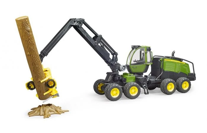 Bruder 2135 John Deere 127G Met Boomstam 6 Bruder 2135 John Deere 127G Met Boomstam - Afbeelding 4