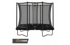 BERG Ultim Favorit Regular 280x190 Zwart + Veiligheidsnet Comfort