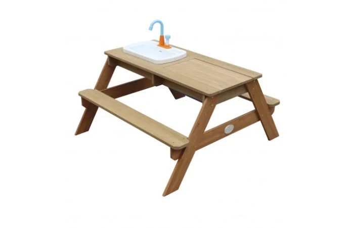 AXI Emily Zand & Water Picknicktafel Met Speelkeuken Wastafel Bruin 9 AXI Emily Zand & Water Picknicktafel Met Speelkeuken Wastafel Bruin - Afbeelding 7
