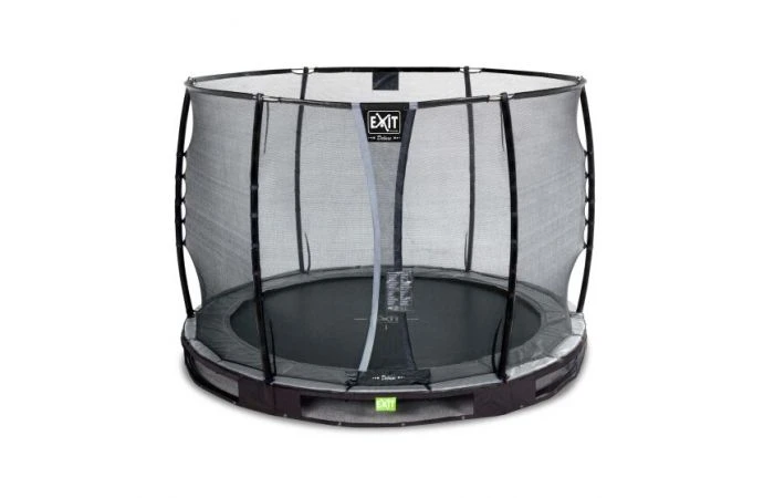 EXIT Elegant Premium Inground Trampoline Met Deluxe Veiligheidsnet 305 Zwart 4 EXIT Elegant Premium Inground Trampoline Met Deluxe Veiligheidsnet 305 Zwart - Afbeelding 2
