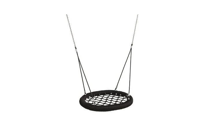 KBT Nestschommel 'oval Pro' - D: 1200 Mm - Zwart/zwart/zwart 3 KBT Nestschommel 'oval Pro' - D: 1200 Mm - Zwart/zwart/zwart