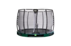 EXIT Elegant Premium Inground Trampoline Met Deluxe Veiligheidsnet 305 Groen